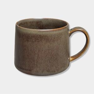 Starbucks 2013 Solid Matte Brown Stoneware Pottery Coffee Tea Cup Mug 10 fl oz